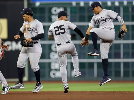 Yankees Sweep Astros To Begin Season