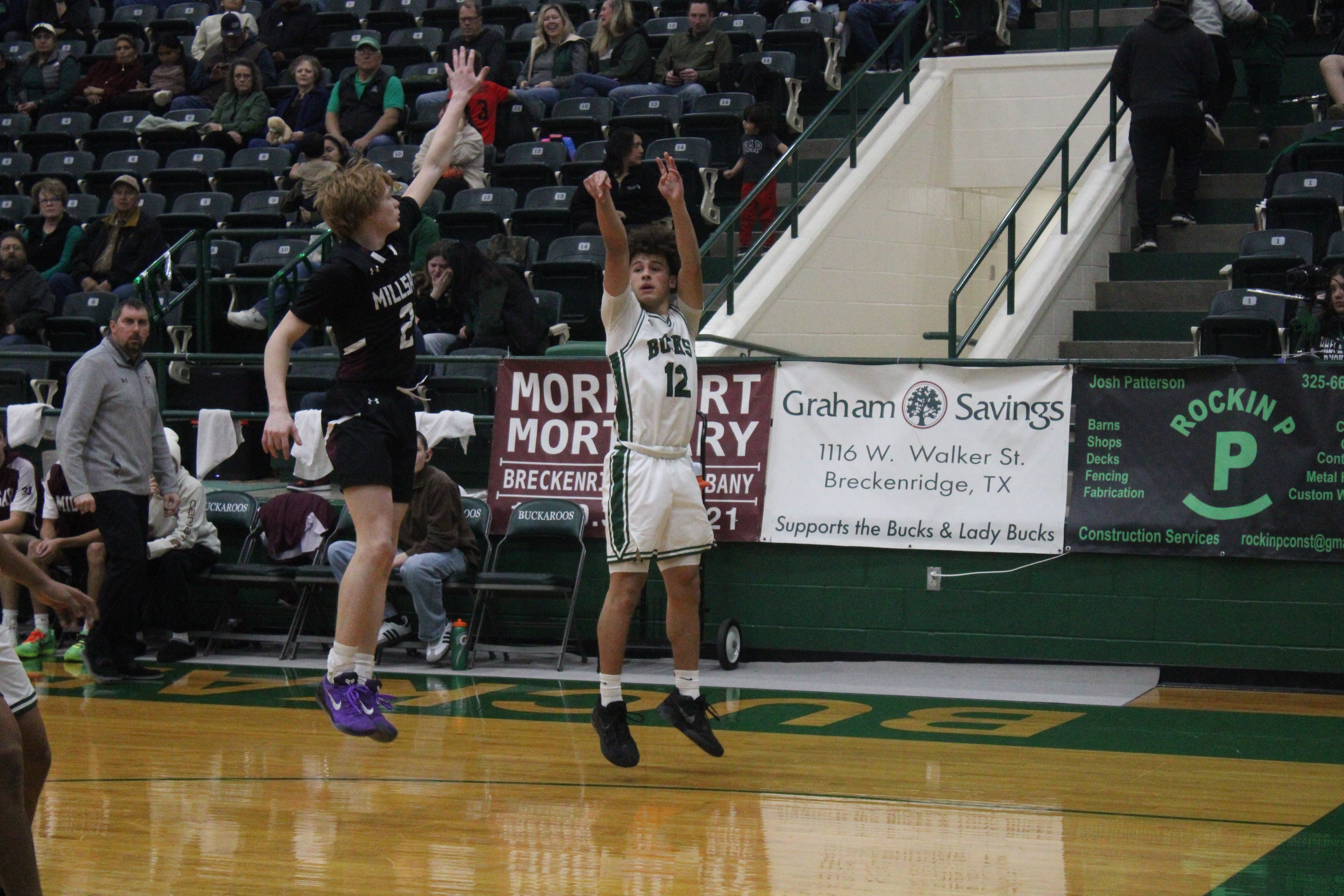 Bucks overwhelm bulldogs to stay undefeated in district